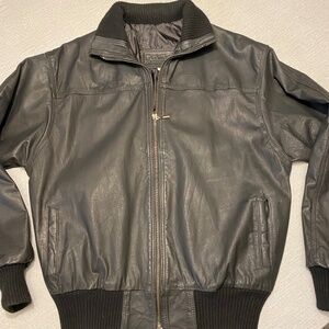 Men's Black Leather Jacket